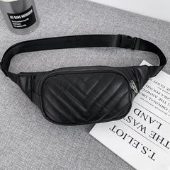 PU Women Bag Waist Chest Pouch Female Belt Purse Travel Phone Crossbody Bags