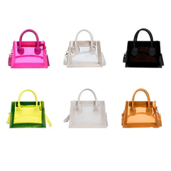 Women Transparent PVC Jelly Shoulder Bag