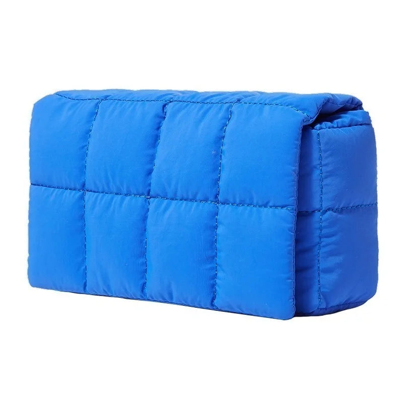 Quilted Crossbody Bag Nylon Winter Shoulder Small Flap Bag