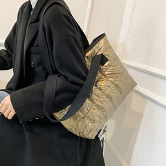 Quilted Large Capacity Women Shoulder Bag