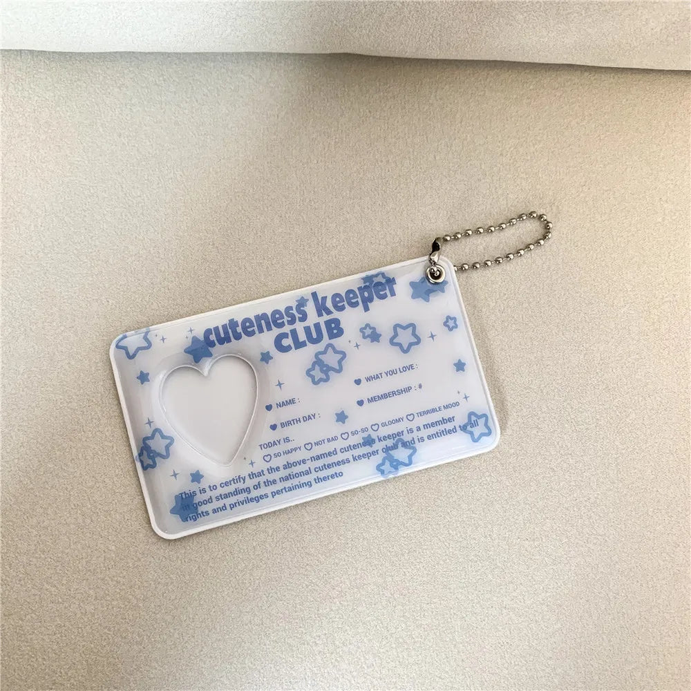 Kpop Idol Photocard Holder Keychain