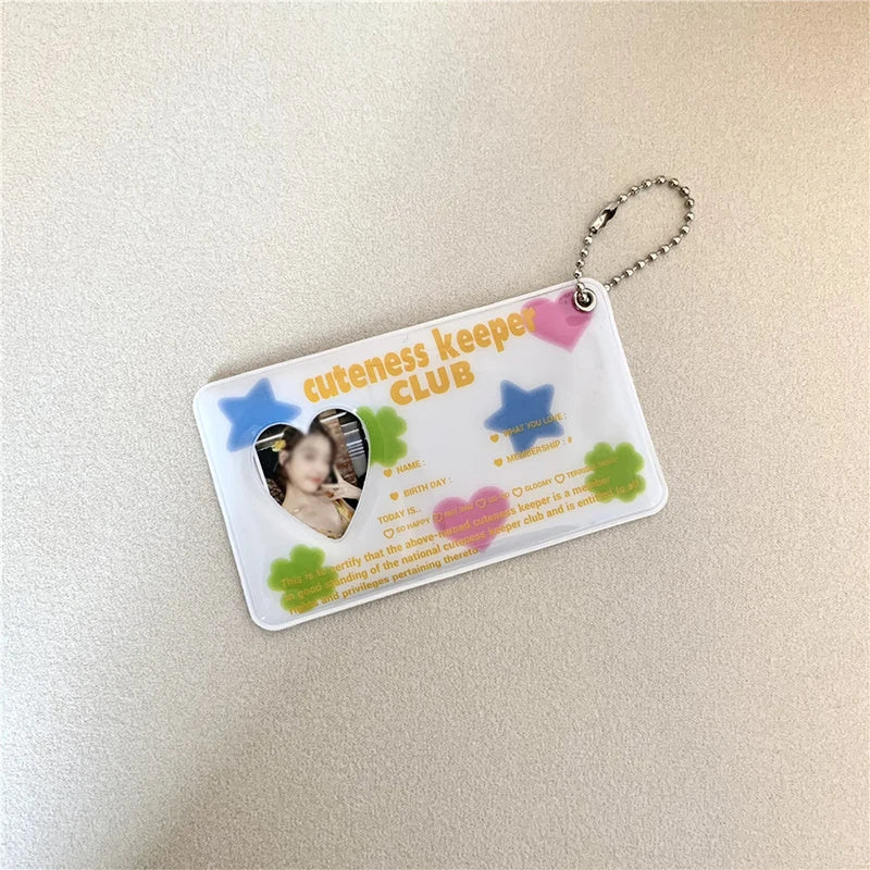 Kpop Idol Photocard Holder Keychain