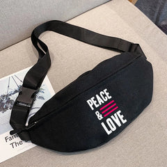Print Waist Bag Men Women Fanny Packs Hip Belt Bags Money Travelling