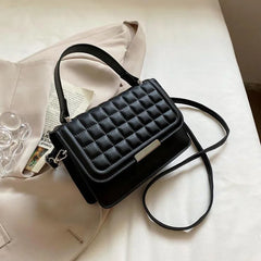 Plaid Shoulder Bag Small Handbag for Women