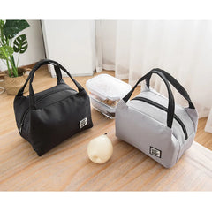 Insulated Canvas Lunch Bag Thermal Cooler Tote for Office Use