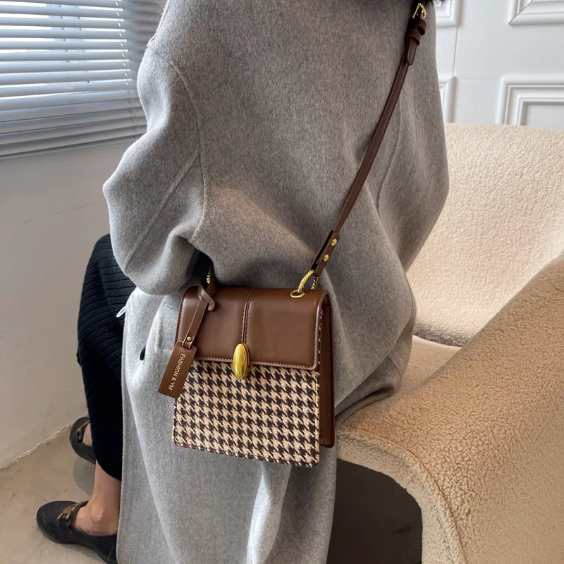 Women's Portable Square Bag Small Shoulder Bag