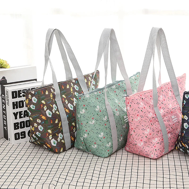Waterproof Lunch Bag Thermal Food Picnic Collapsible Lunch Bags