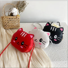 Princess Children's Mini Handbags Baby Girls PU Leather Small Shoulder Crossbody