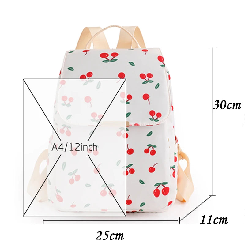 Nylon Shoulder Bag Large Capacity School Travel Girls School Bags