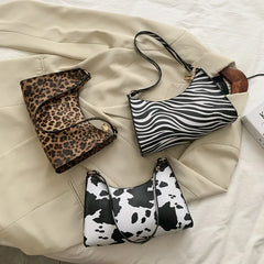 Women Handbag PU Leather Underarm Shoulder Bags Daily Totes Purse Pouch