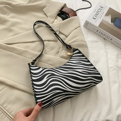 Women Handbag PU Leather Underarm Shoulder Bags Daily Totes Purse Pouch