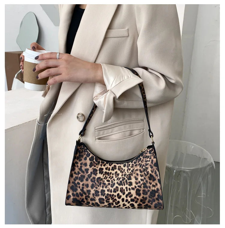 Women Handbag PU Leather Underarm Shoulder Bags Daily Totes Purse Pouch