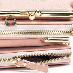 Flowers Pattern Shoulder Crossbody Bag Wallet Clutch