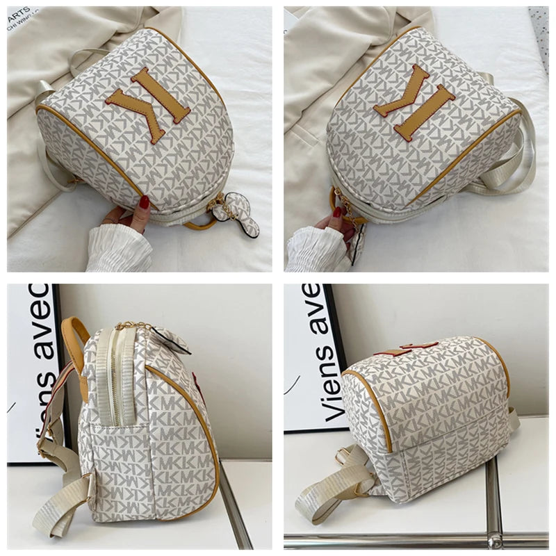 Women's Backpack Shoulder Bag Famous Spring Summer PU Bags