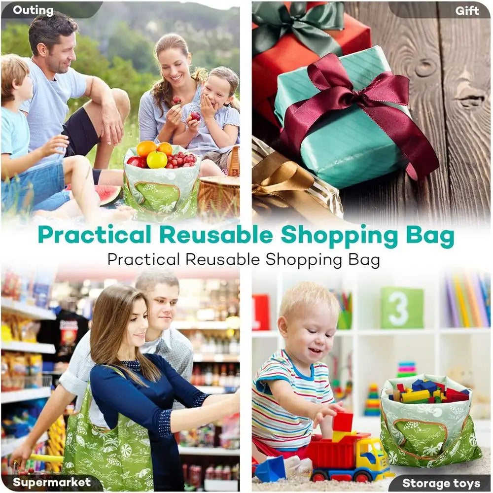 Eco-Friendly Foldable Shopping Bag Tote Handbags