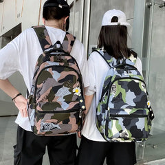 Nylon Laptop Backpack Schoolbag Teenage Student Travel Bag