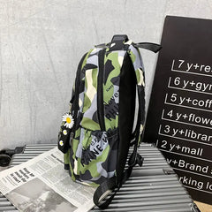 Nylon Laptop Backpack Schoolbag Teenage Student Travel Bag