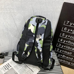 Nylon Laptop Backpack Schoolbag Teenage Student Travel Bag