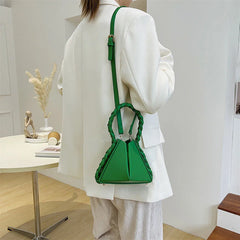 PU Leather Casual Chain Purse Ladies Shoulder Bag Niche Handbag