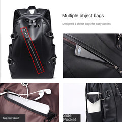 Travel Bag Men's Women's Outdoor Backpack USB Charge Waterproof Backpack