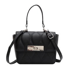 Small Pu Leather Handbag Flap Shoulder Bags Tote
