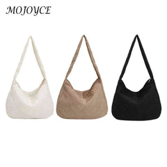 Quilted Nylon Shoulder Hand Bag for Women