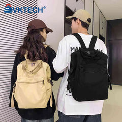 Retro Canvas Backpack Large Capacity Travel Student School Bag