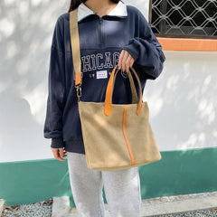 Retro Women Handbag Large Causal Tote Bag Lady Canvas Crossbody Bag