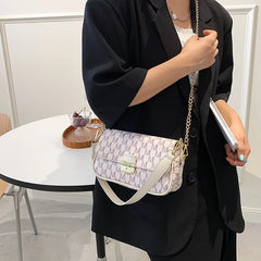 Retro Women Shoulder Bags Letter Handbag Totes Flap Bag