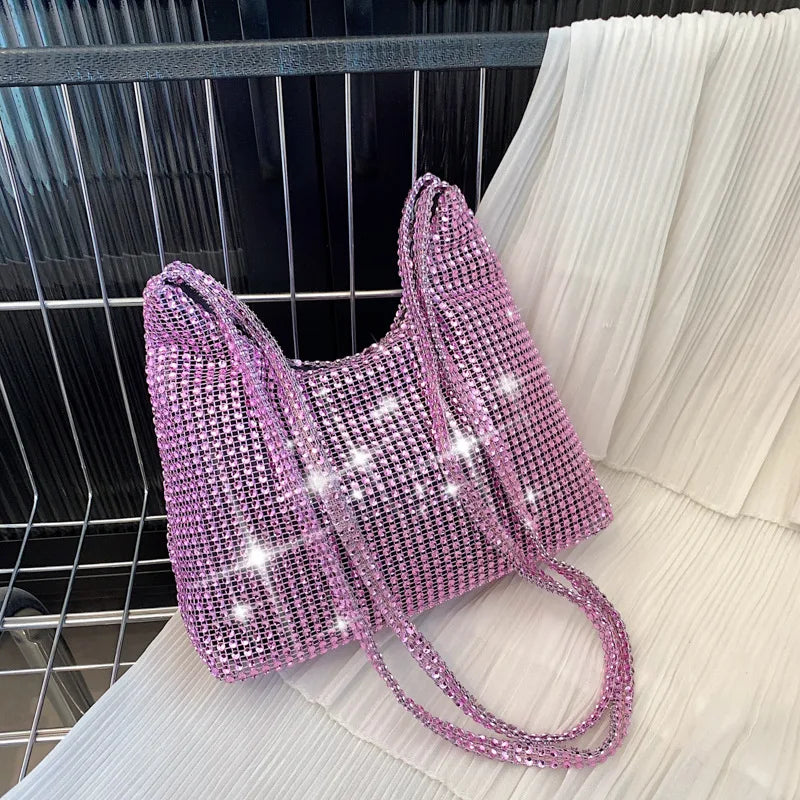 Rhinestone Handbag Evening Clutch Wedding Purses Shoulder Bag
