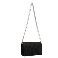 Rhinestone Shoulder Messenger Bag Chain Portable Small Square Crossbody Handbags