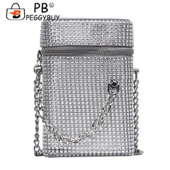 Crystal Shoulder Bag Evening Clutch Crossbody Handbag