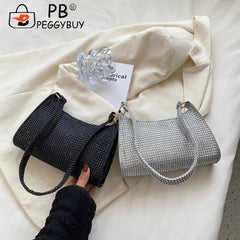 Rhinestones Evening Clutch Bag for Women Wedding Purses Handbag