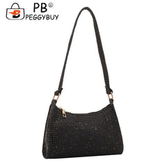 Rhinestones Evening Clutch Bag for Women Wedding Purses Handbag