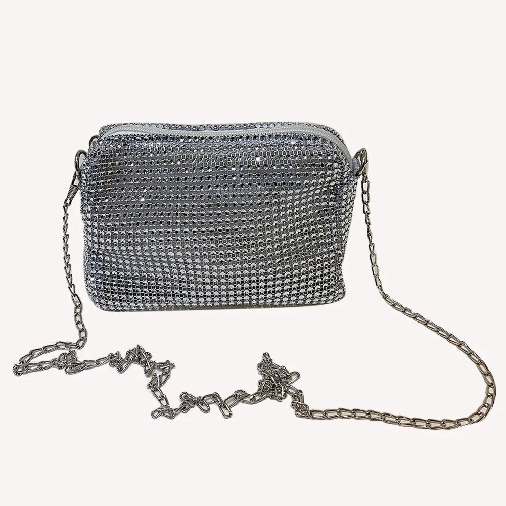 Rhinestone Evening Clutch Bag Crystal Party Wedding Purses Handbag