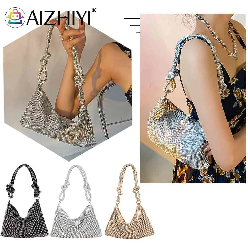 Rhinestone Evening Clutch Bag for Women Wedding Purses Handbag