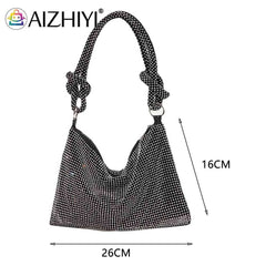 Rhinestone Evening Clutch Bag for Women Wedding Purses Handbag