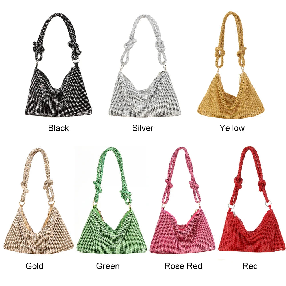 Rhinestone Evening Clutch Bag for Women Wedding Purses Handbag
