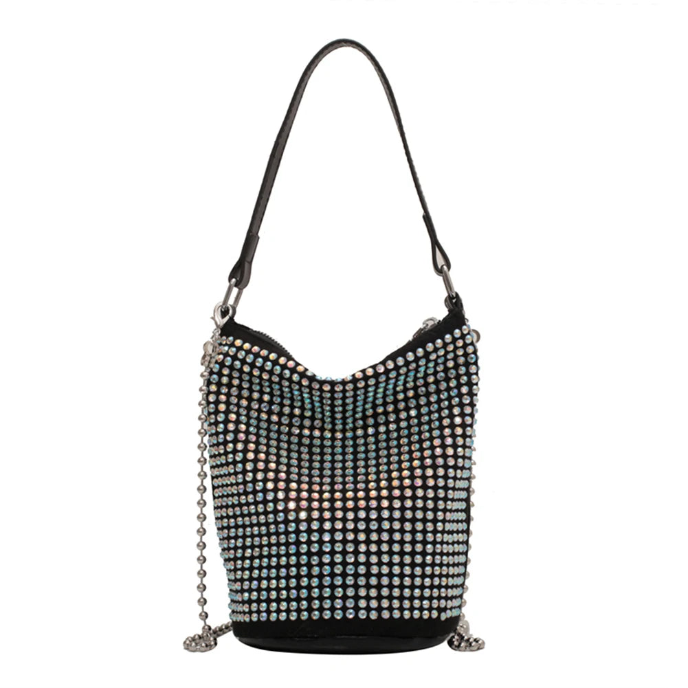 Crystal Rhinestones Evening Shoulder Bag for Women