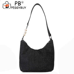 Rhinestones Shoulder Bag Crystal Female Dinner Party Wedding Purses Handbag