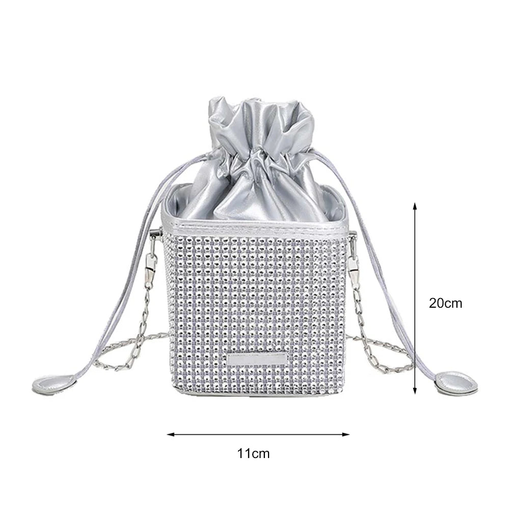 Sparkling Rhinestones Women Shoulder Bag