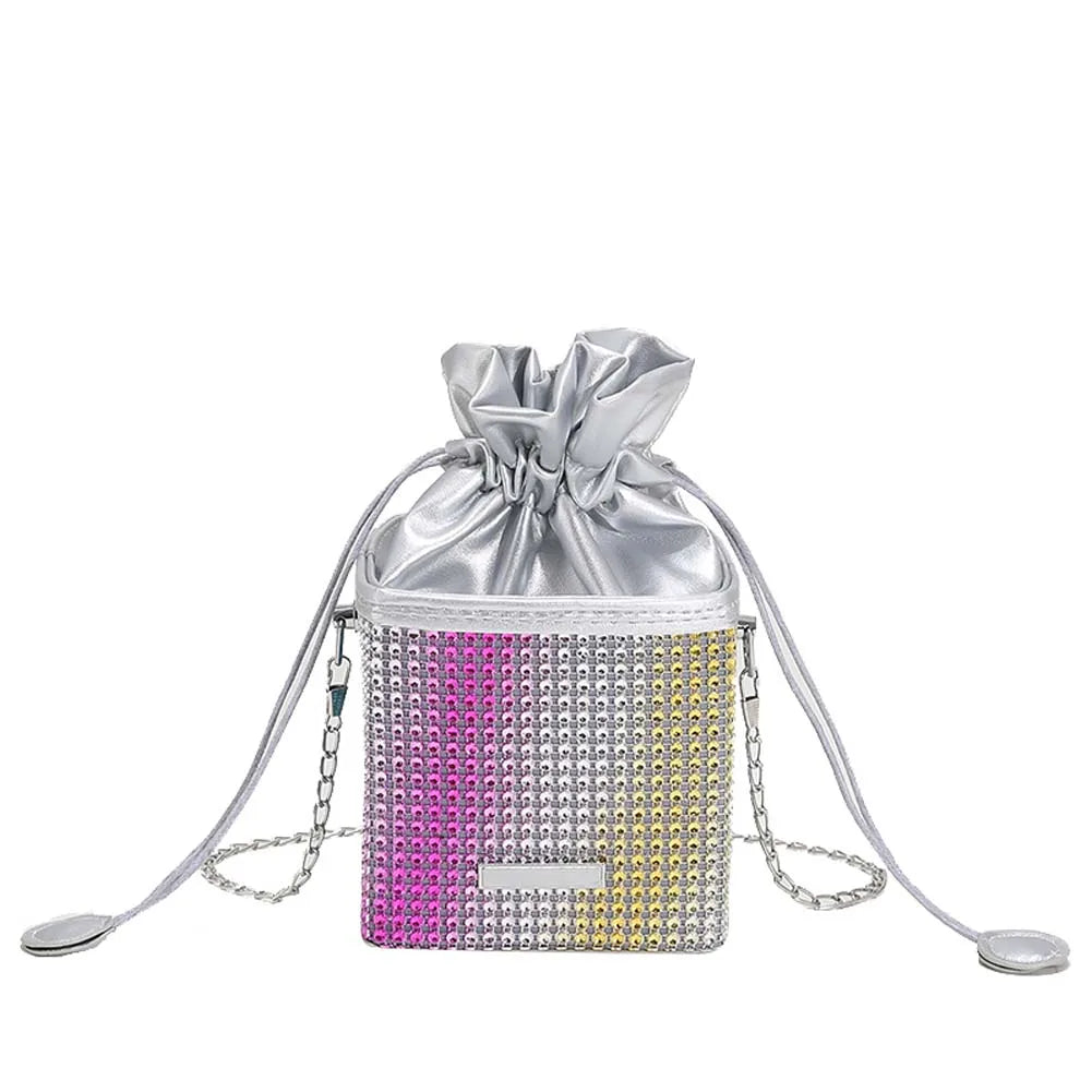 Sparkling Rhinestones Women Shoulder Bag