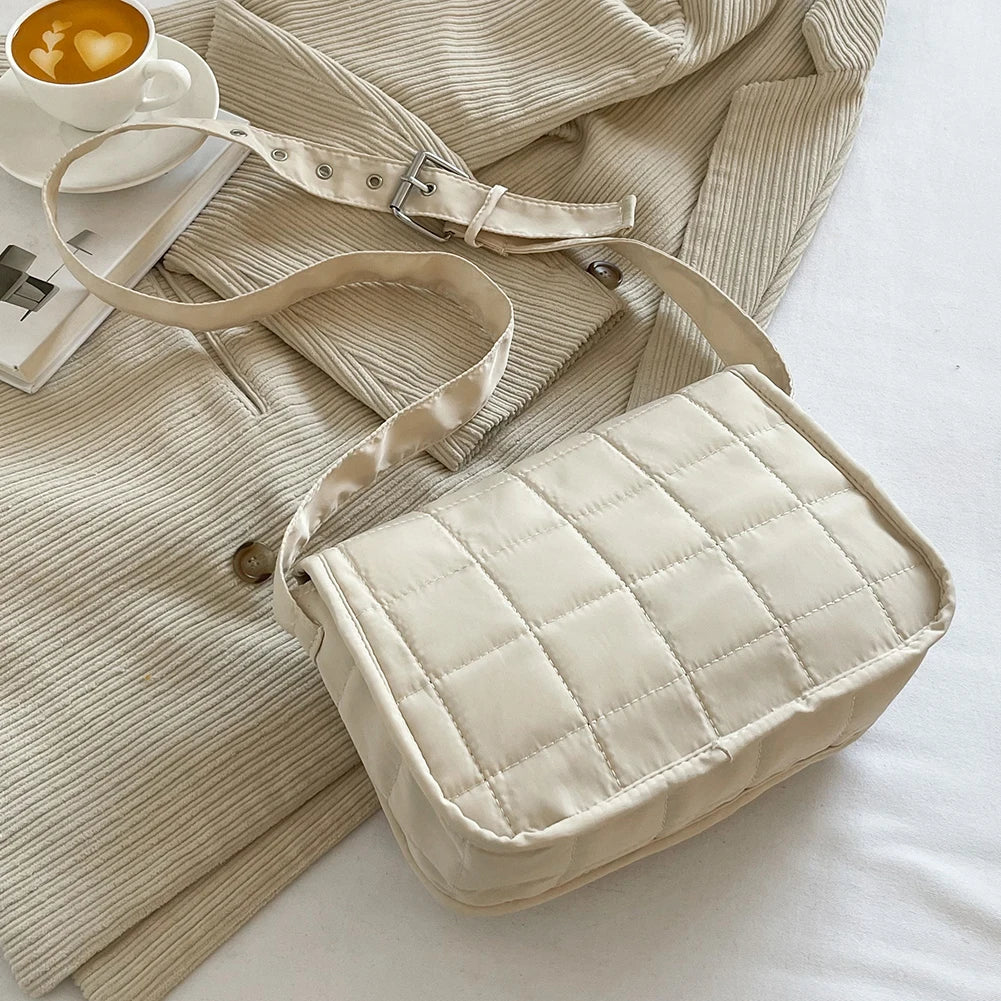 Rhombus Flap Shoulder Bags Handbags Adjustable Strap Tote Bag Satchel