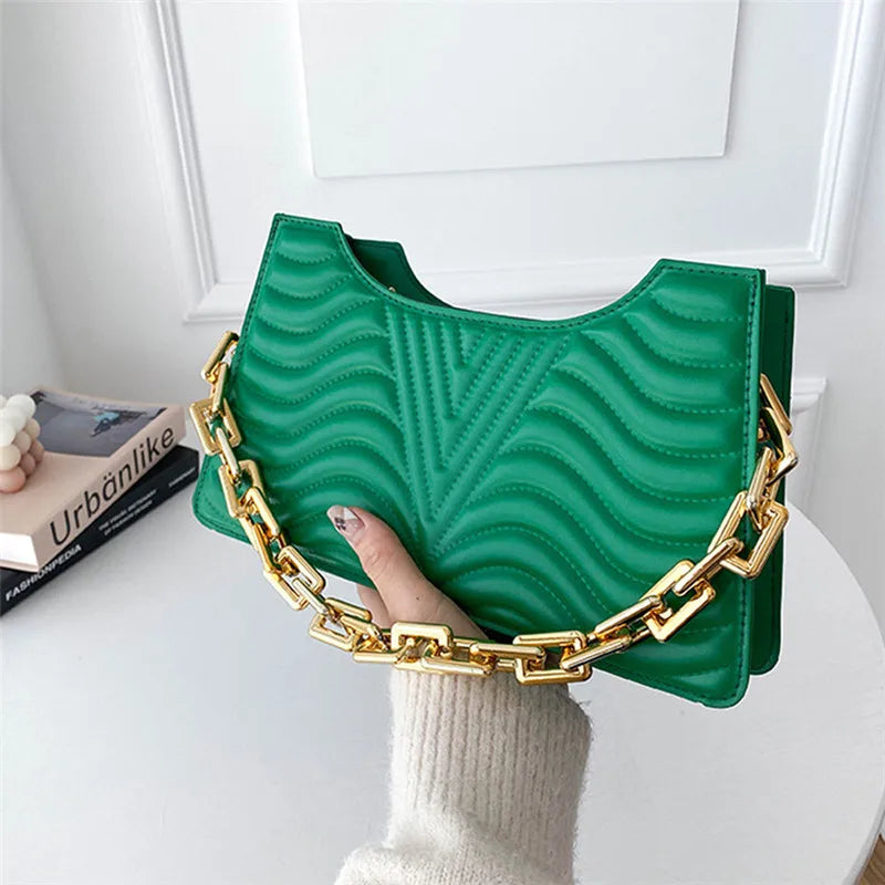 Rhombus Women's PU Leather Shoulder Bag Handbags