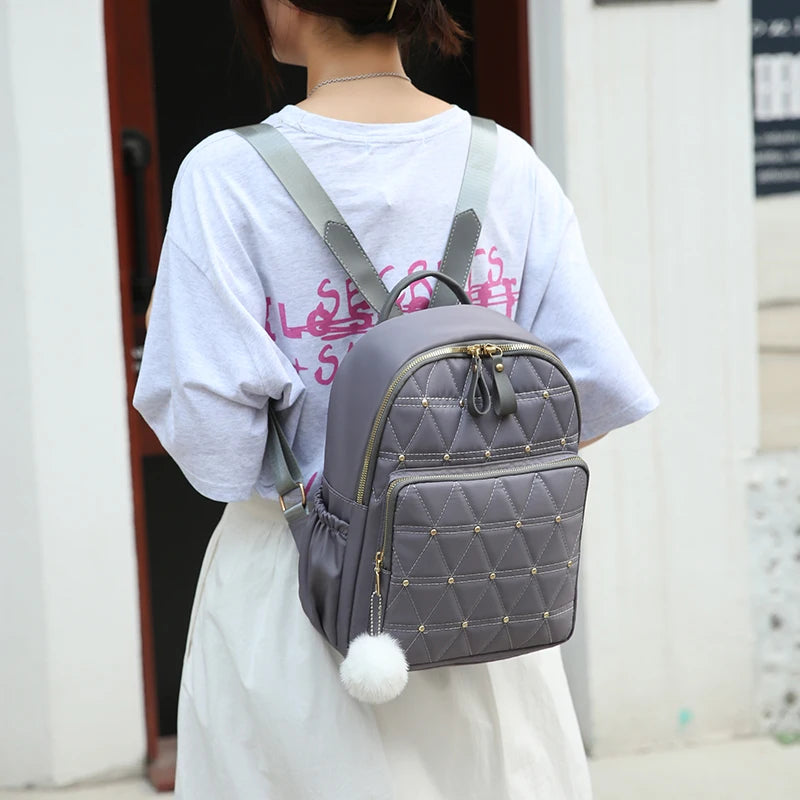 Rivet Backpack Women's Anti-theft Shoulder Bag