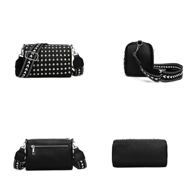 Soft Leather Shoulder Crossbody Bag Women Handbag Messenger