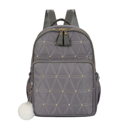 Rivet Women Backpack High Oxford School Backpacks female Shoulder Bags