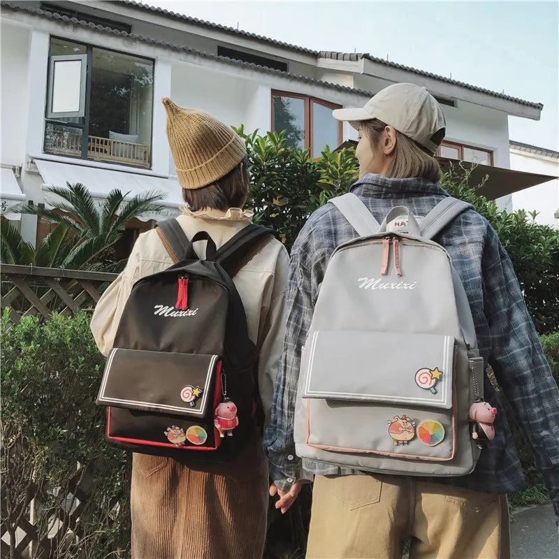 School Backpacks Women Summer Female Students School Shoulder Bags