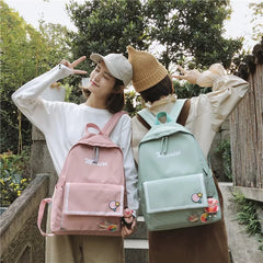 School Backpacks Women Summer Female Students School Shoulder Bags