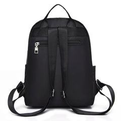 Teenage Girl School Bag, Women Backpack Solid Shoulder Bag